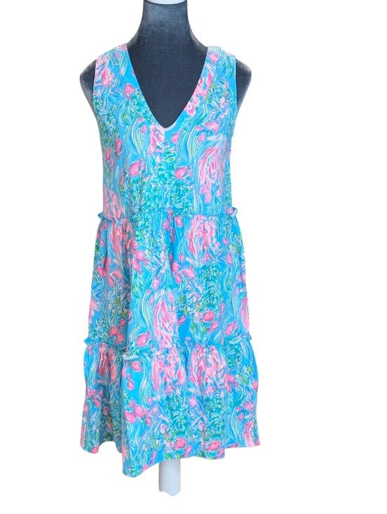 Lilly Pulitzer Dresses & Skirts - Lilly Pulitzer Lorina Swing Dress in Amalfi Blue Best Fishes Size XS NWOT